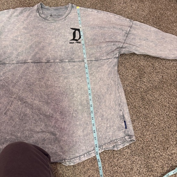 Disneyland Spirit Jersey Gray Acid Wash Long Sleeve Size M - Picture 6 of 9